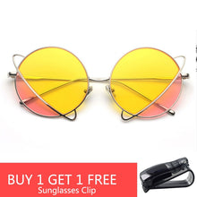 Load image into Gallery viewer, Luxury Brand Vintage Sunglasses Women 2019 Round Glasses Sun Glasses Shades For Women Gafas De Sol Mujer Lentes De Sol Mujer