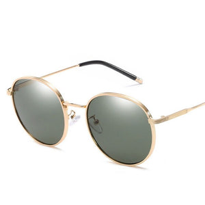 Fashion Brand round Glasses 2019 Women's Sunglasses Men Driving Polarized Sunglasses  Pink Retro Yellow Glasses